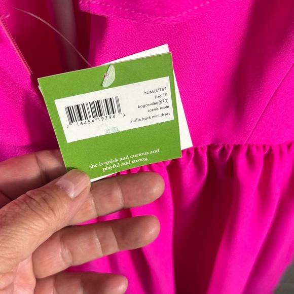 Kate Spade Pink Halter Sundress Cocktail - Picture 7 of 8